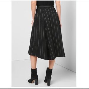 GAP Black Chalk Stripe Handkerchief Full Skirt Skirt Size 6